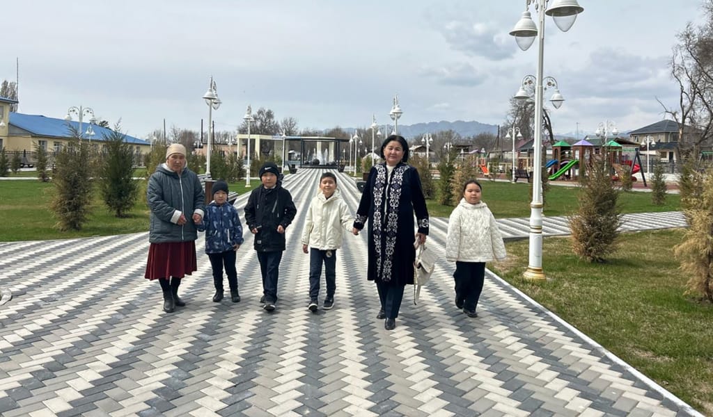 Талдыдағы сәнді саябақ