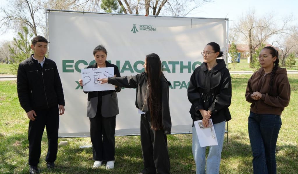Жетісу облысында «Таза Қазақстан» бағдарламасы аясында «Eco Hackathon: Жастар көзқарасымен» экологиялық акциясы өтті