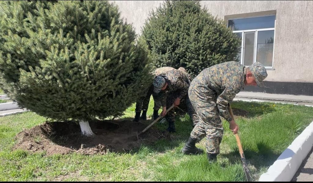 Жетісуда ұландықтар «Таза Қазақстан» акциясы аясында сенбілік өткізді