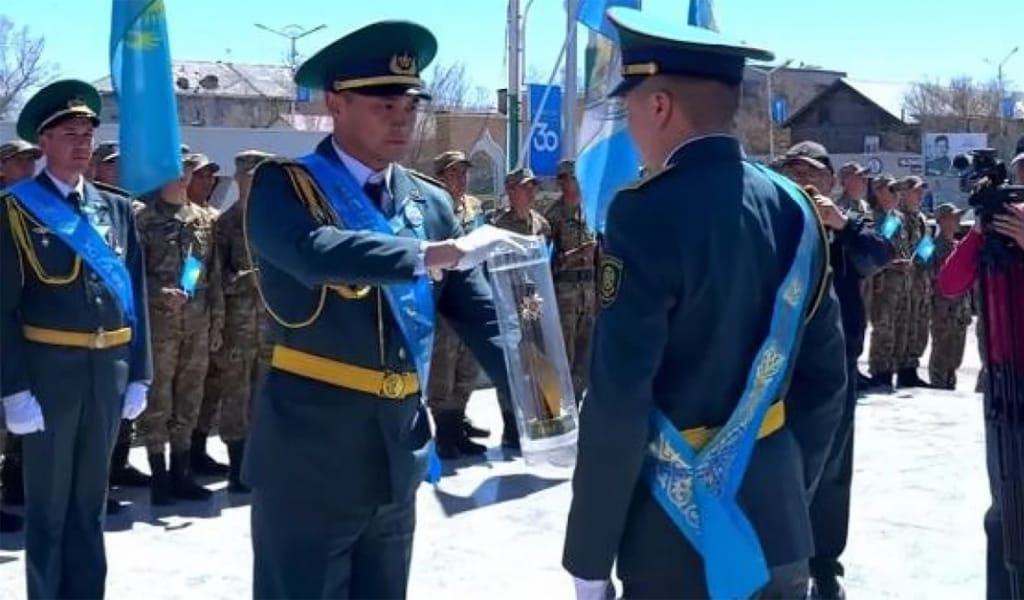 Жетісуда «Жеңіс эстафетасын» қарсы алу салтанаты өтті