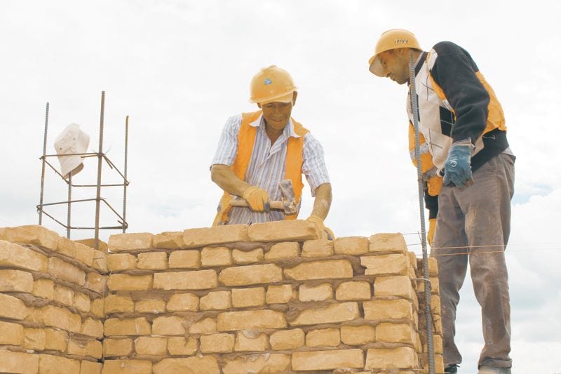 Жаңа ауданда жұмыс қызу