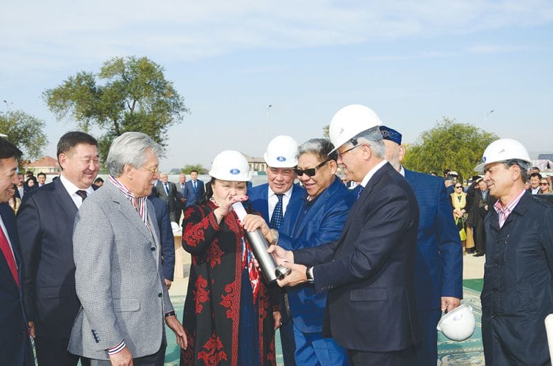 Театр ғимаратының қазығы қағылды