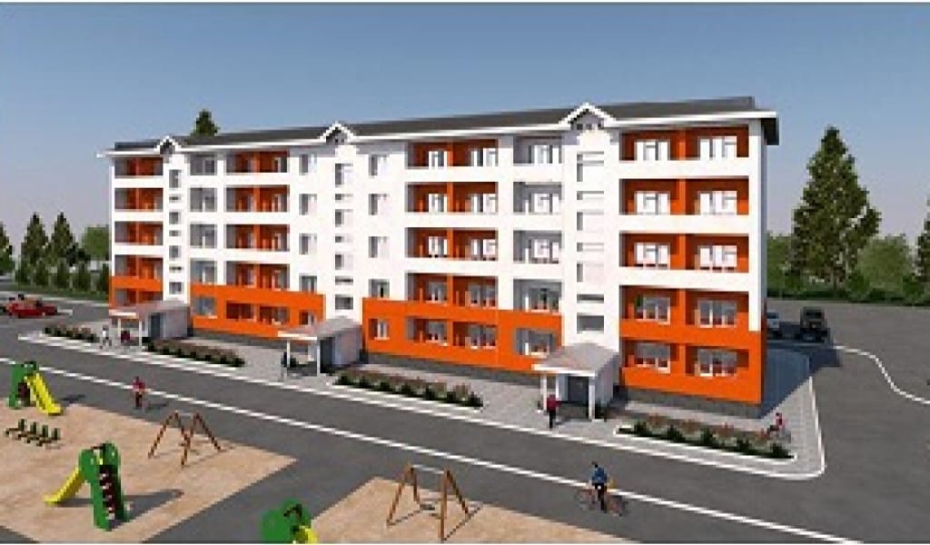 КӨКСУДА КӨППӘТЕРЛІ ҮЙ ҚҰРЫЛЫСЫ БАСТАЛДЫ