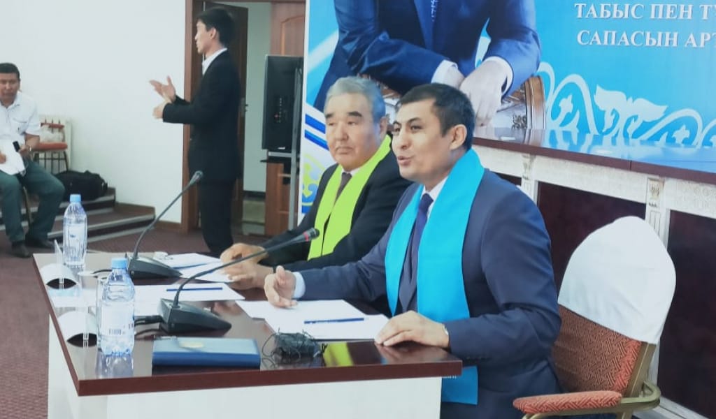 СПОРТШЫЛАРҒА ТОҚАЕВТЫҢ ТҰҒЫРНАМАСЫ ТАНЫСТЫРЫЛДЫ