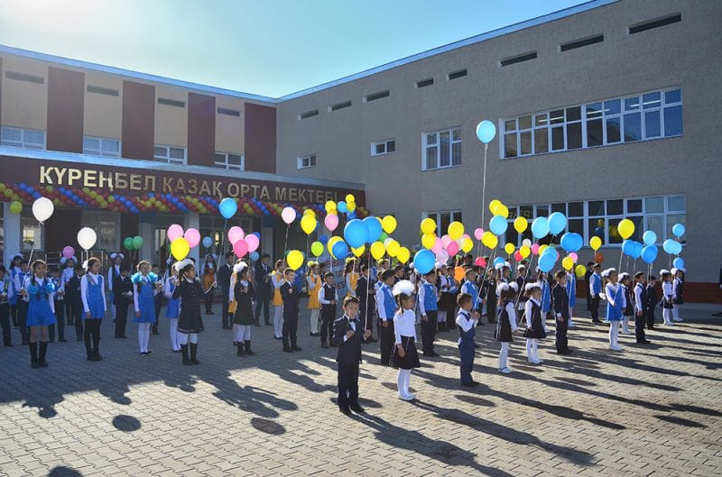 Заманауи білім шаңырағы күреңбелдіктерді өзгеше қуанышқа бөледі