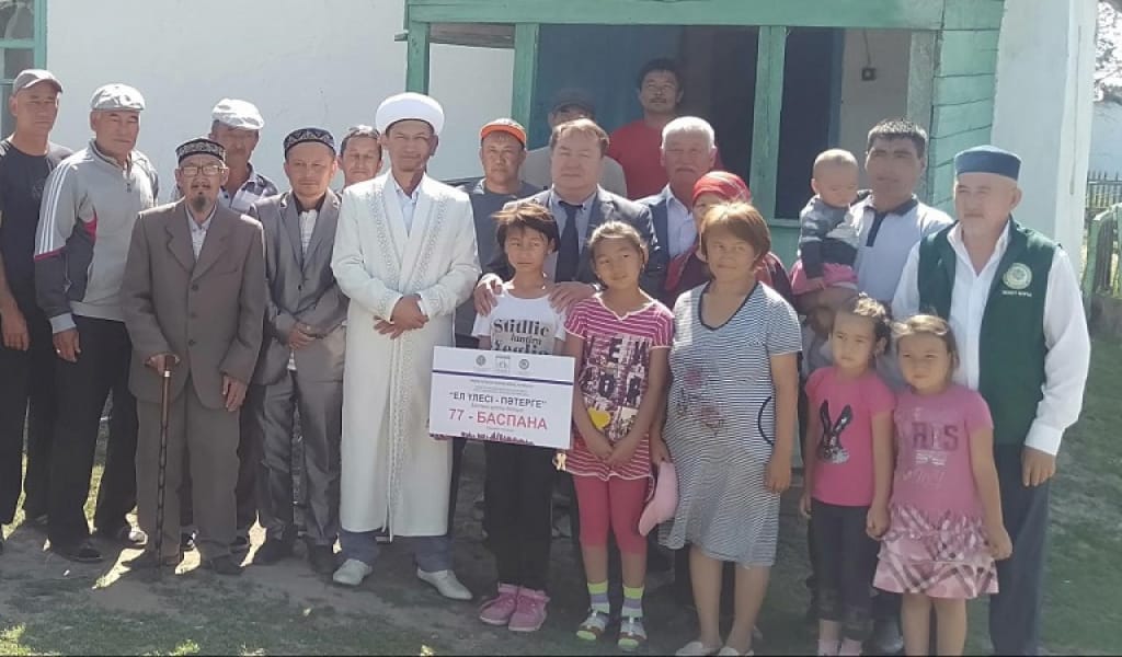 "ЗЕКЕТ" ҚОРЫ 77 БАСПАНА СЫЙҒА ТАРТТЫ