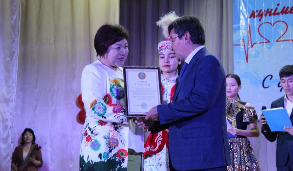 ТАЛҒАР АУДАНЫ: ДӘРІГЕРЛЕР МАРАПАТТАЛДЫ