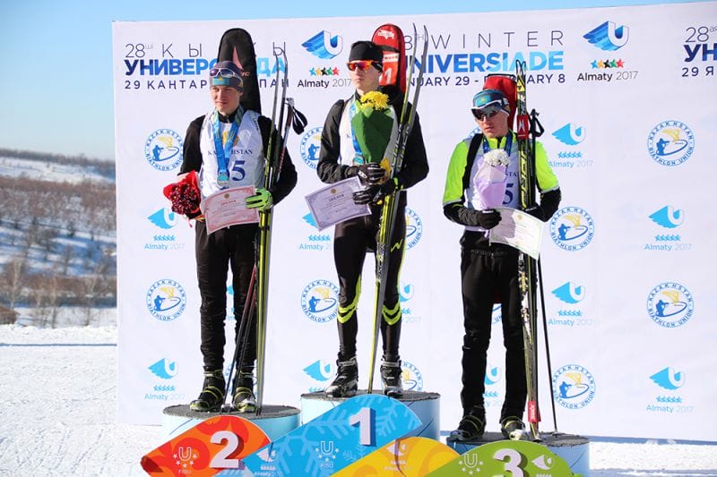 Шиыршық атқан шаңғышылар