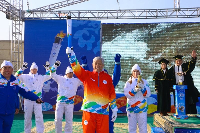 ЭСТАФЕТА АЛМАТЫҒА БЕРІЛДІ