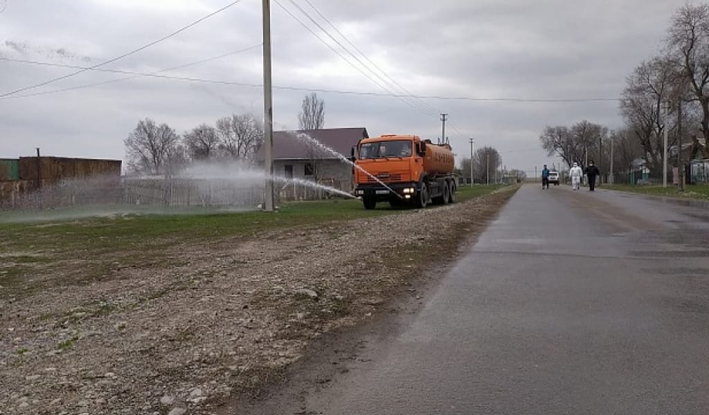 КОРОНАВИРУС ЖҰҚТЫРҒАНДАРДЫҢ ҮЙІНЕ ДЕЗИНФЕКЦИЯ ЖАСАЛДЫ