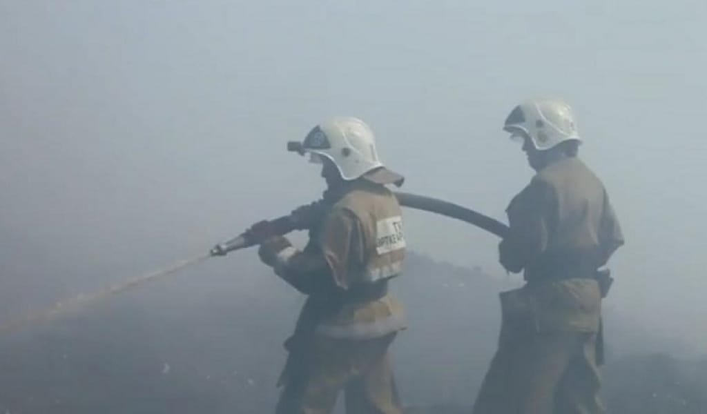 ІЛЕ АУДАНЫ: ҚОҚЫС ПОЛИГОНЫНДАҒЫ ӨРТТІҢ ТАРАЛУ ҚАУПІ ЖОЙЫЛДЫ