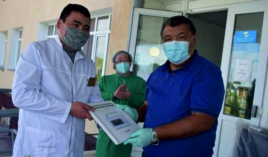 ҚҰРЫЛЫС КОМПАНИЯСЫ ДӘРІ-ДӘРМЕК АЛЫП БЕРДІ