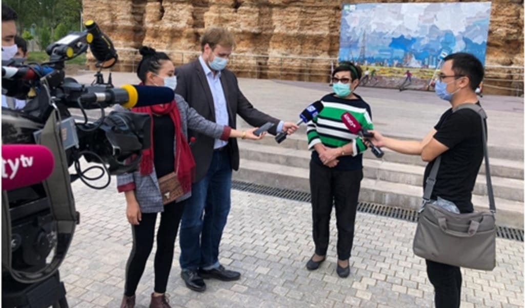 "STOP MUSOR": ӨНЕР ТУЫНДЫСЫМЕН ТОЛЫҚТЫ