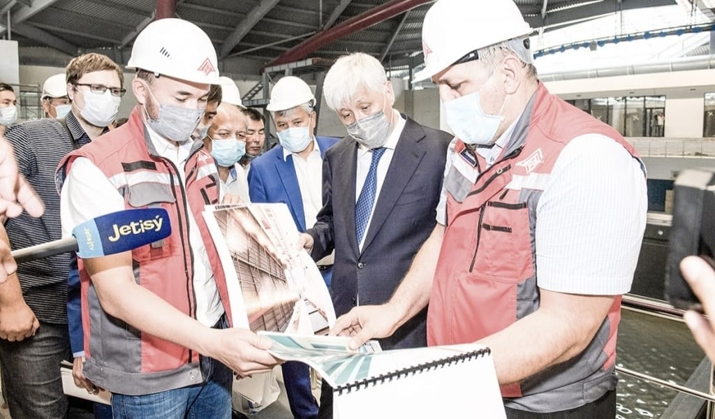 АМАНДЫҚ БАТАЛОВ ТАЛДЫҚОРҒАНДАҒЫ ҚҰРЫЛЫС НЫСАНДАРЫН ТАҒЫ БІР КӨРІП ШЫҚТЫ