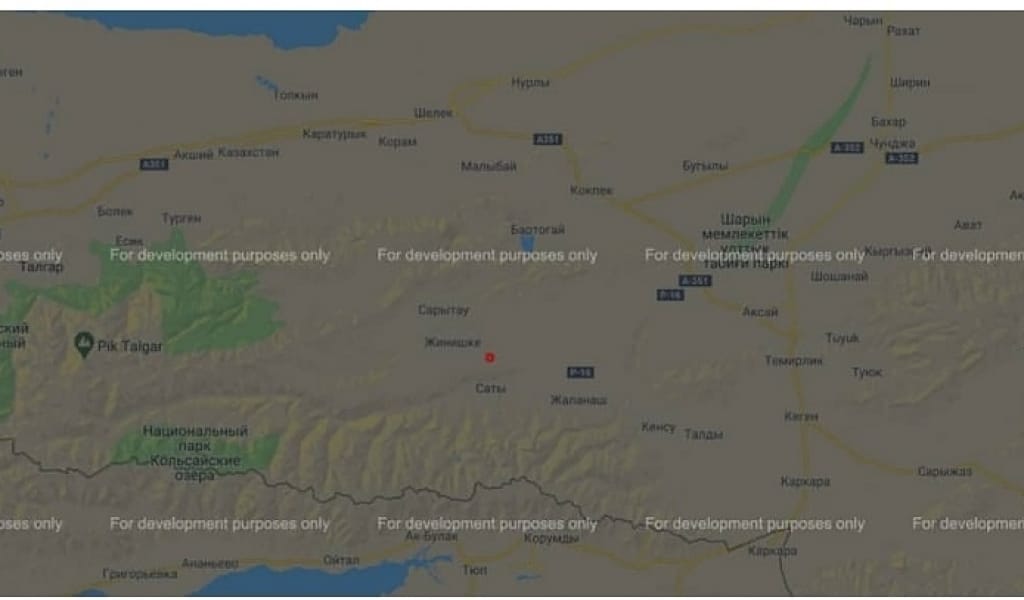 РАЙЫМБЕК АУДАНЫ АУМАҒЫНДА 4,2 БАЛДЫҚ ЖЕР СІЛКІНІСІ ТІРКЕЛДІ