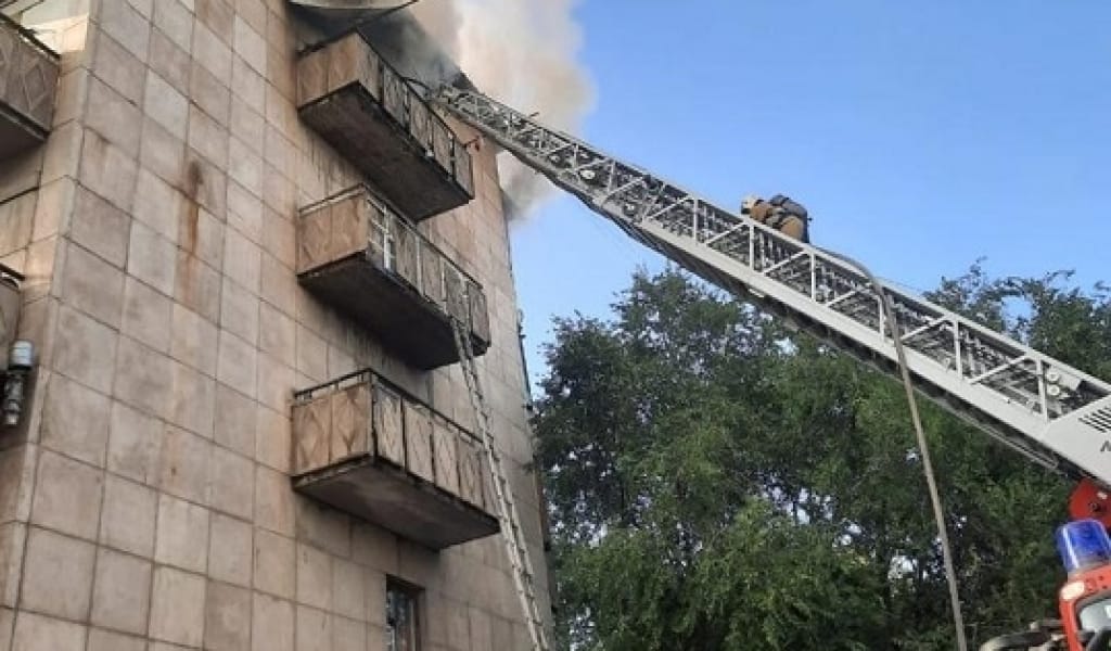ҚАРАСАЙ АУДАНЫ: ТҰРҒЫН ҮЙДЕ ШЫҚҚАН ӨРТ БІР АДАМНЫҢ ӨМІРІН ЖАЛМАДЫ