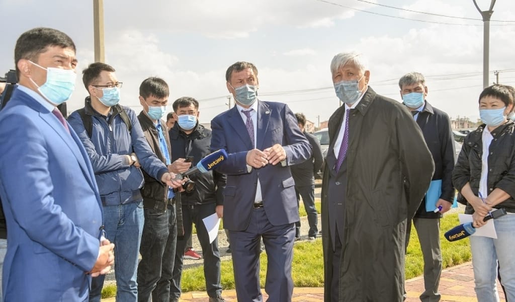 АМАНДЫҚ БАТАЛОВ ҚҰРЫЛЫС ЖҰМЫСТАРЫНА ҚАТЫСТЫ СЫН-ЕСКЕРТПЕ БЕРДІ