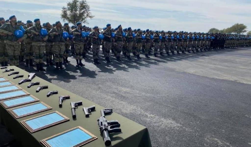 ПРЕЗИДЕНТ АЛМАТЫ ОБЛЫСЫНДАҒЫ ӘСКЕРИ ІС-ҚИМЫЛДЫ БАҚЫЛАУҒА КЕЛДІ