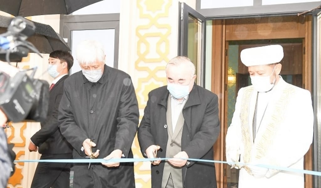 ТАЛДЫҚОРҒАНДА БОЛАТ НАЗАРБАЕВТЫҢ ҚАТЫСУЫМЕН "ТӘУБЕ" МЕШІТІ АШЫЛДЫ