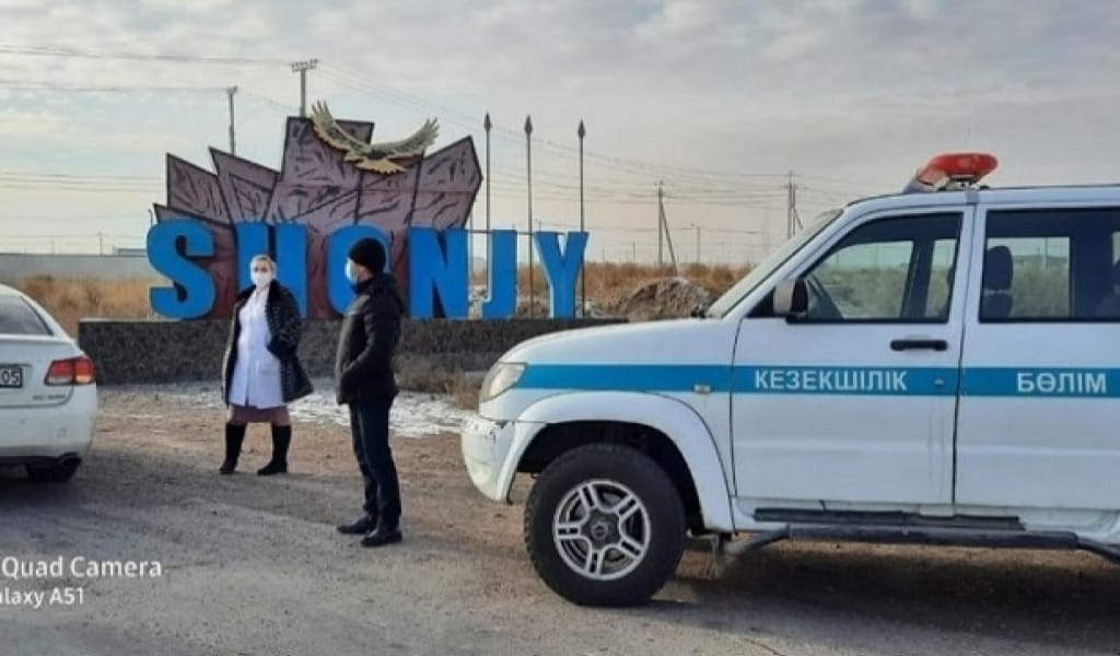 ҰЙҒЫР АУДАНЫНЫҢ ОРТАЛЫҒЫНА ТӨРТ ЖЕРДЕН БЛОКПОСТ ҚОЙЫЛДЫ